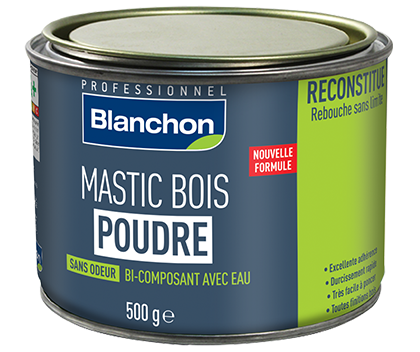Blanchon - Mastic bois poudre - Côté Sol